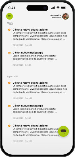 screen app notifiche